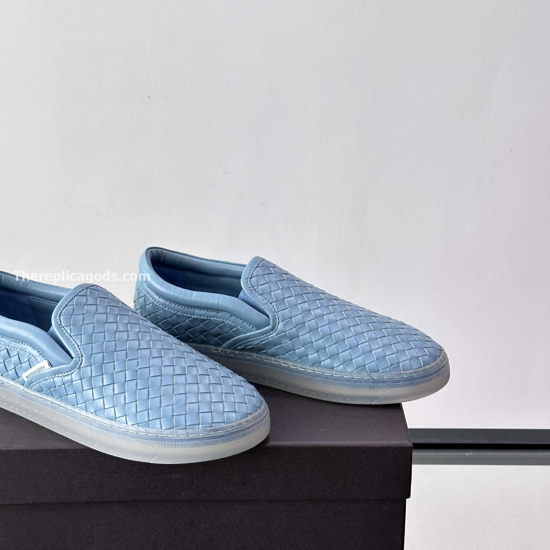 SERENA SNEAKERS BLUE SOFT LEATHER - BV35
