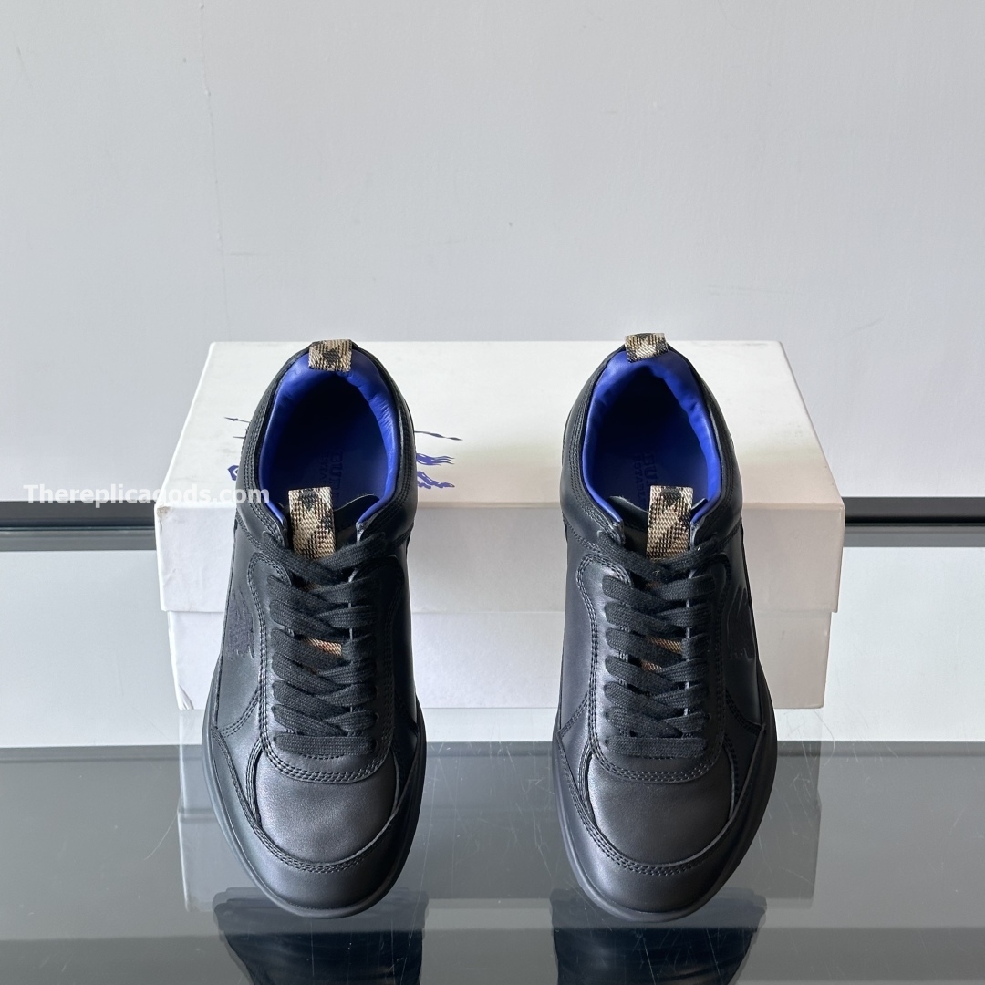 BLADE LEATHER LOW-TOP TRAINERS - BBR135