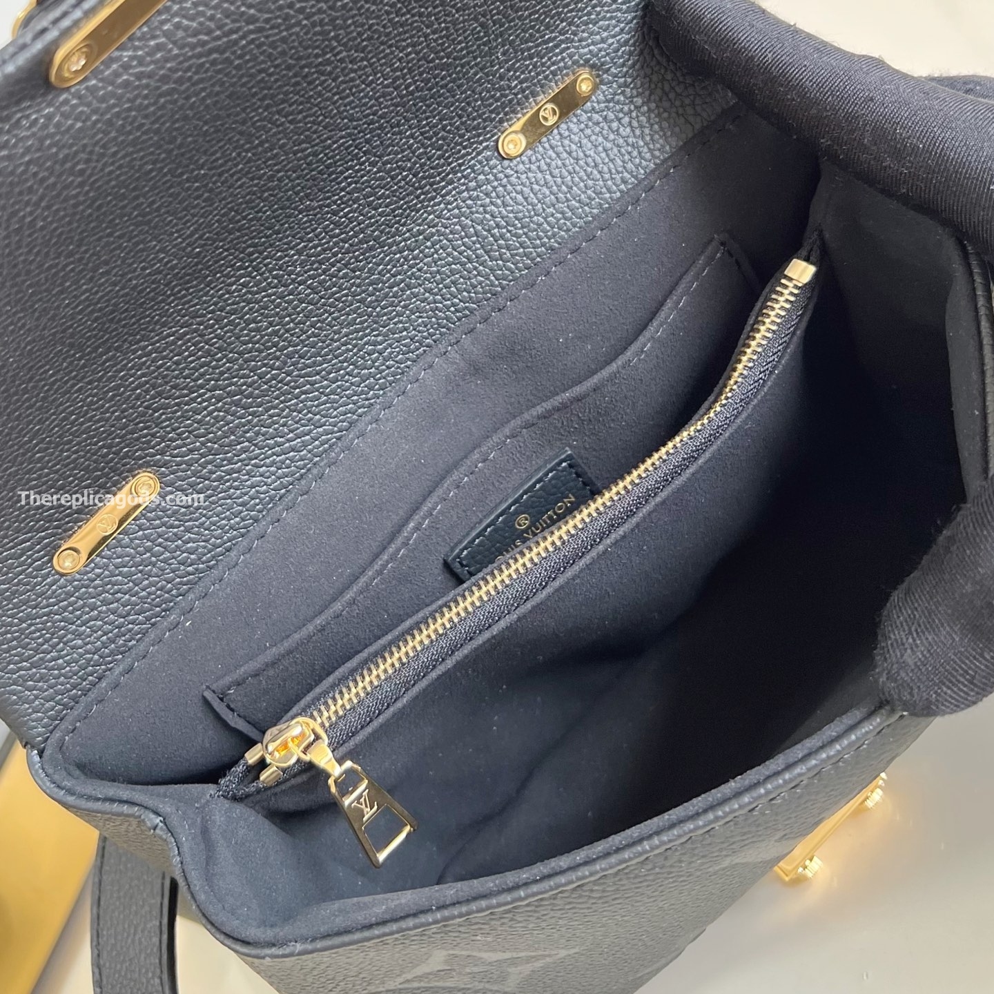 MADELEINE BB BAG BLACK MONOGRAM EMPREINTE M45977