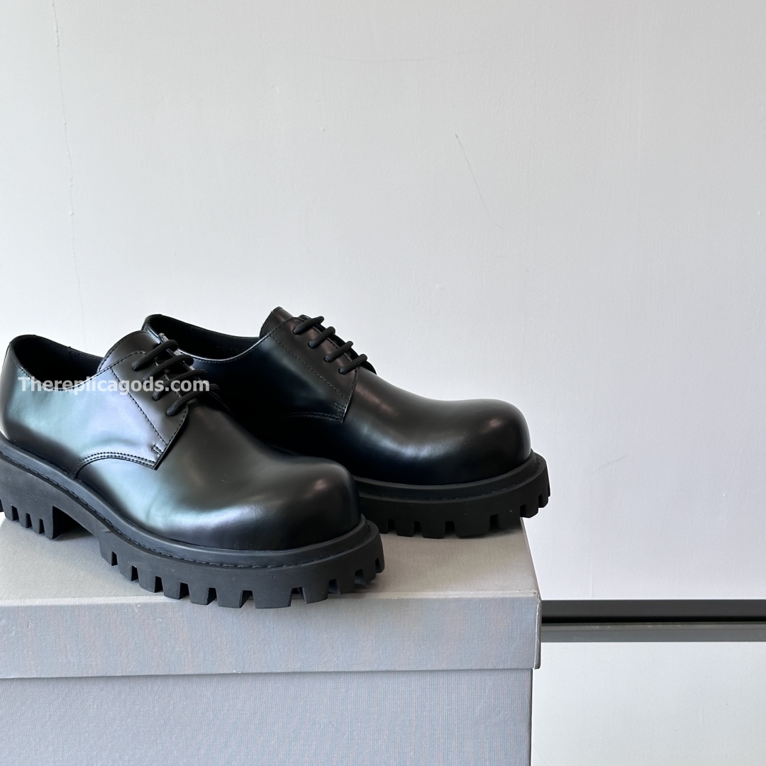 MEN'S SERGENT DERBY SHOES IN BLACK - BB272