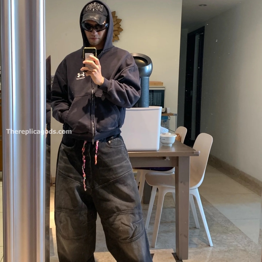 MEN'S BAGGY PANTS IN BLACK - TP619