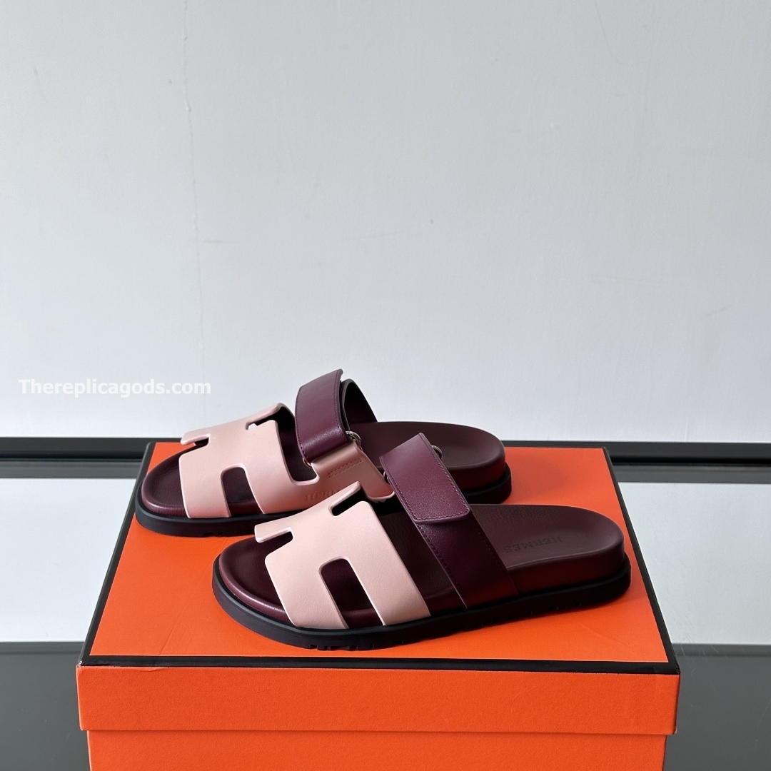 CHYPRE SANDALS IN RED AND BEIGE - HS122