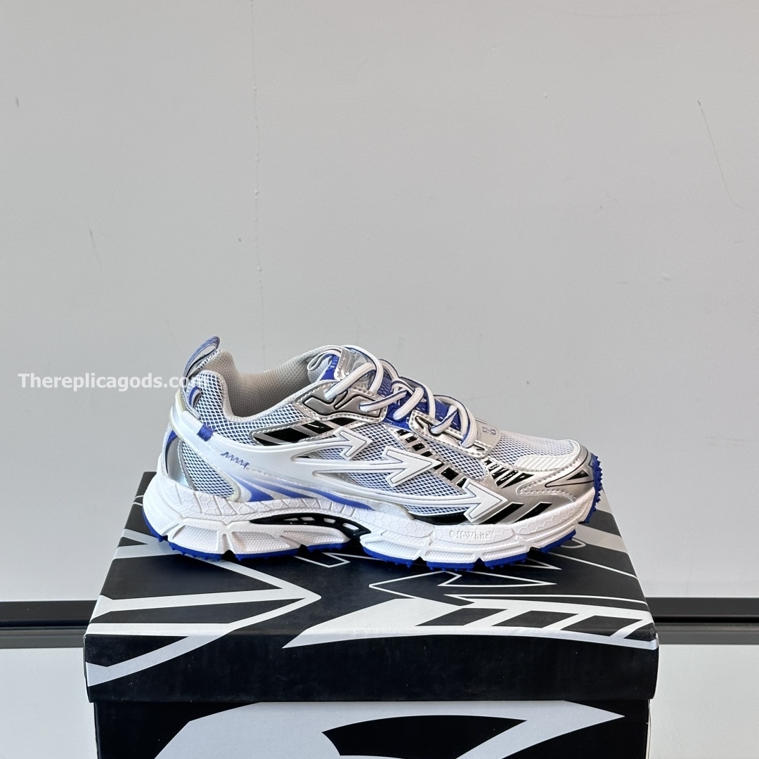 BE RIGHT BACK SNEAKERS IN GREY AND BLUE - OW60