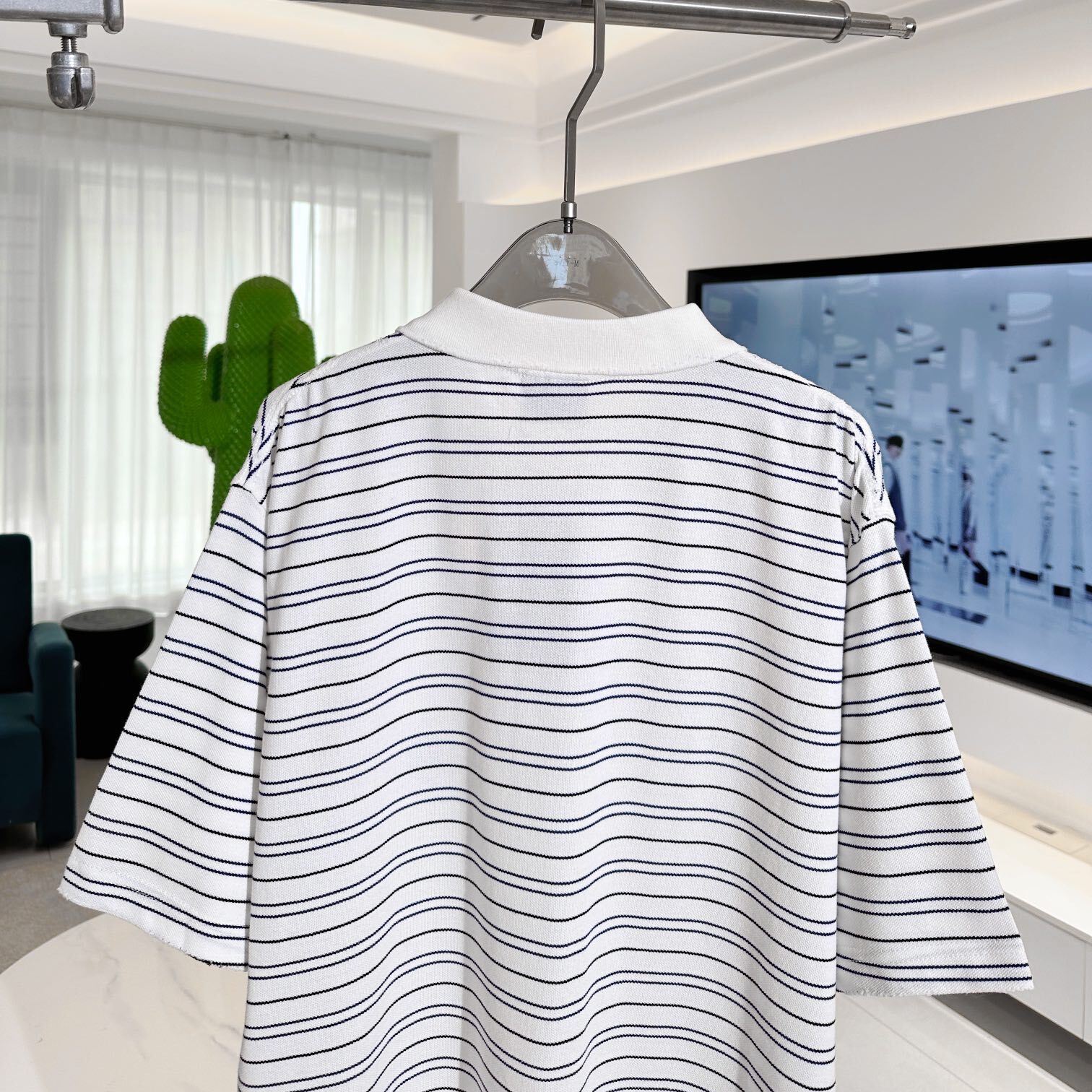 LOGO POLO SHIRT IN GREY - TP577