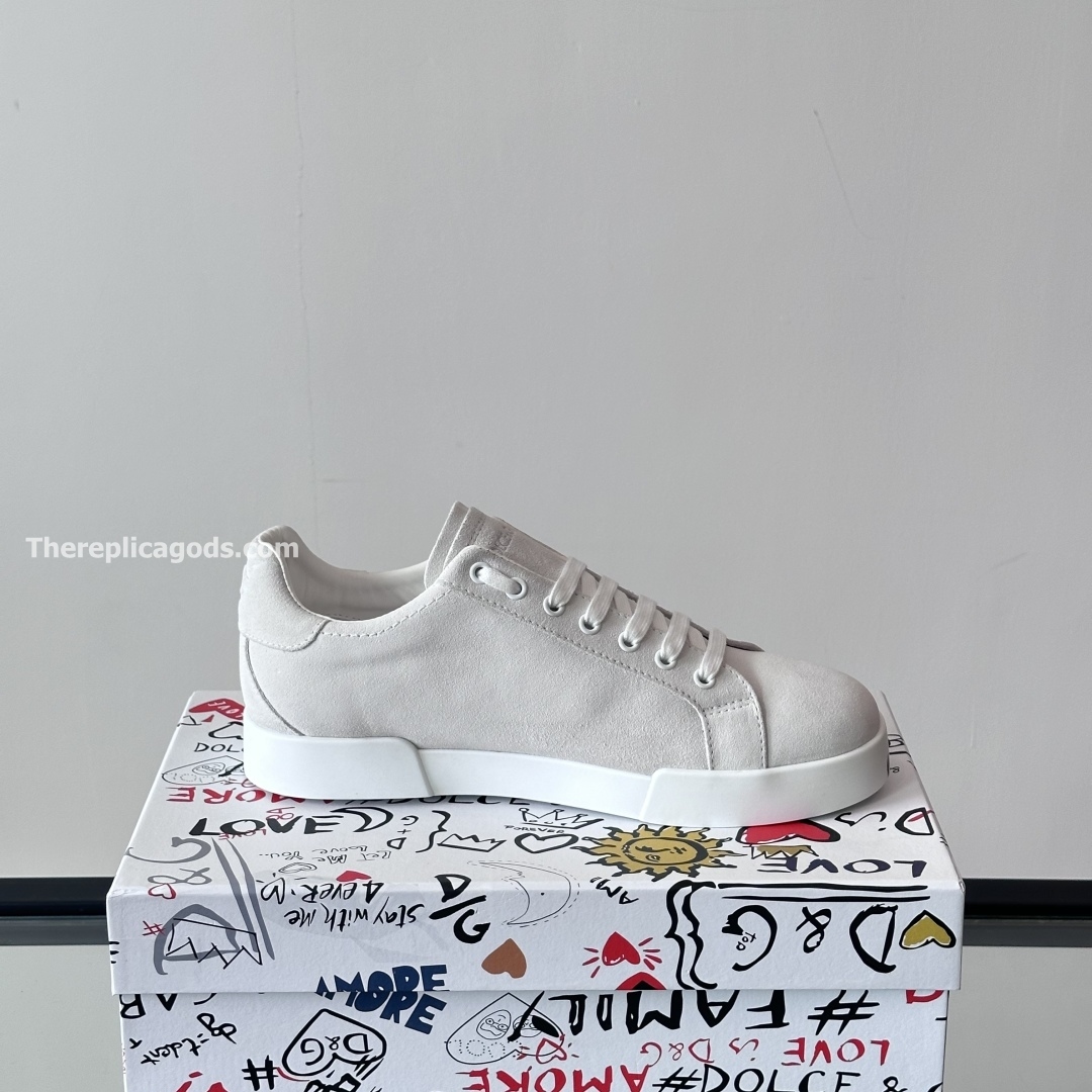 PORTOFINO LEATHER SNEAKERS IN WHITE - GD240