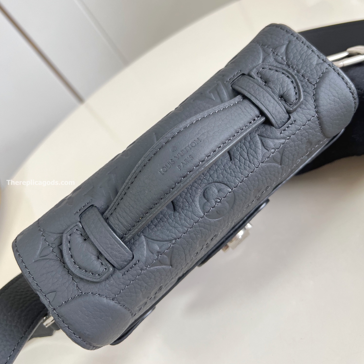 SOUL TRUNK CROSSBAG BLACK TAURILLON MONOGRAM M13871