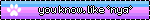a sparkly gif blinke saying 'you know like nyaa' 