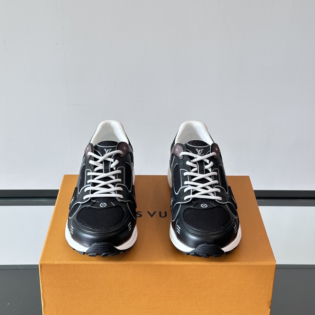 OLYMPIA SNEAKERS IN BLACK AND BROWN - LV949