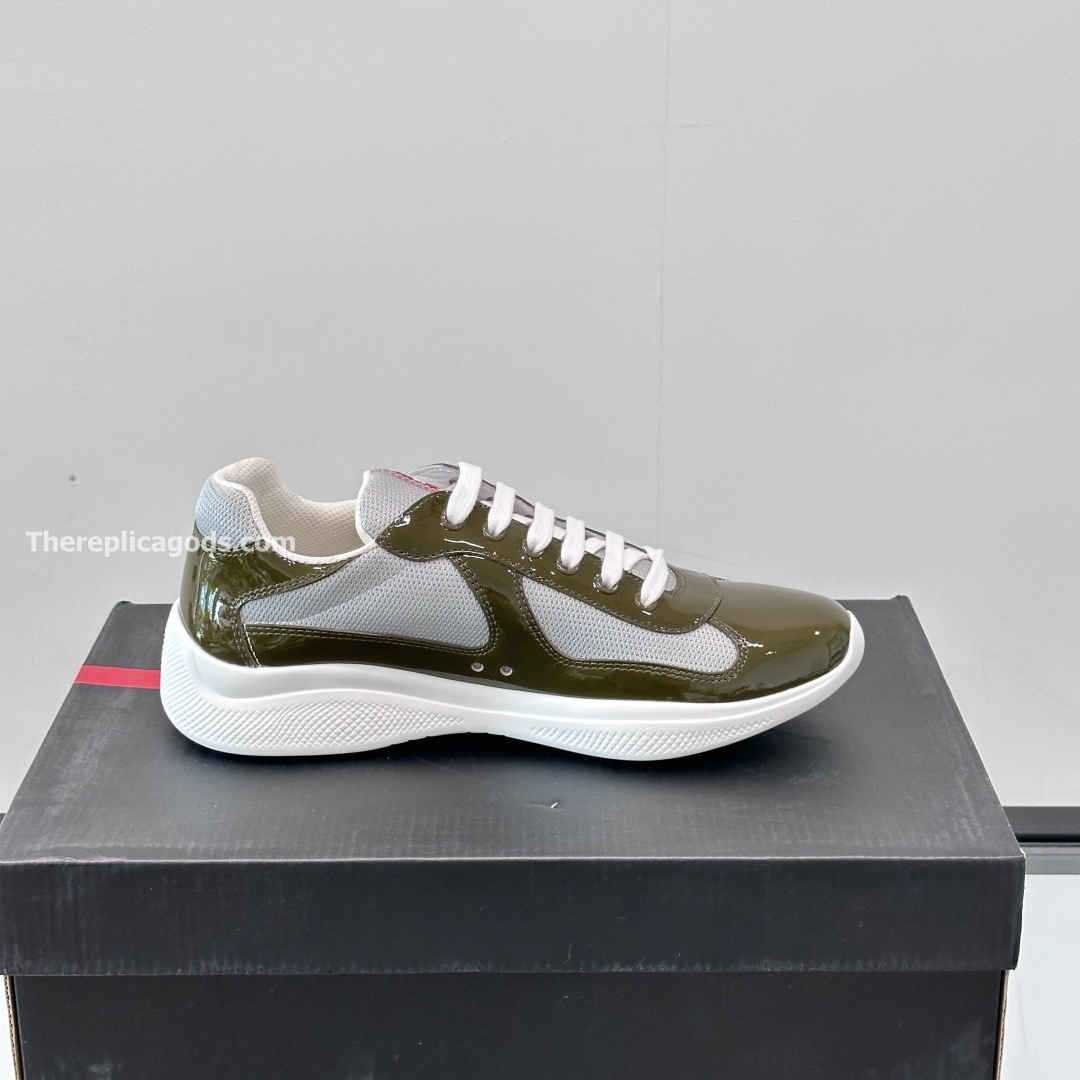 AMERICA'S CUP SNEAKERS IN LODEN GREEN- PD220