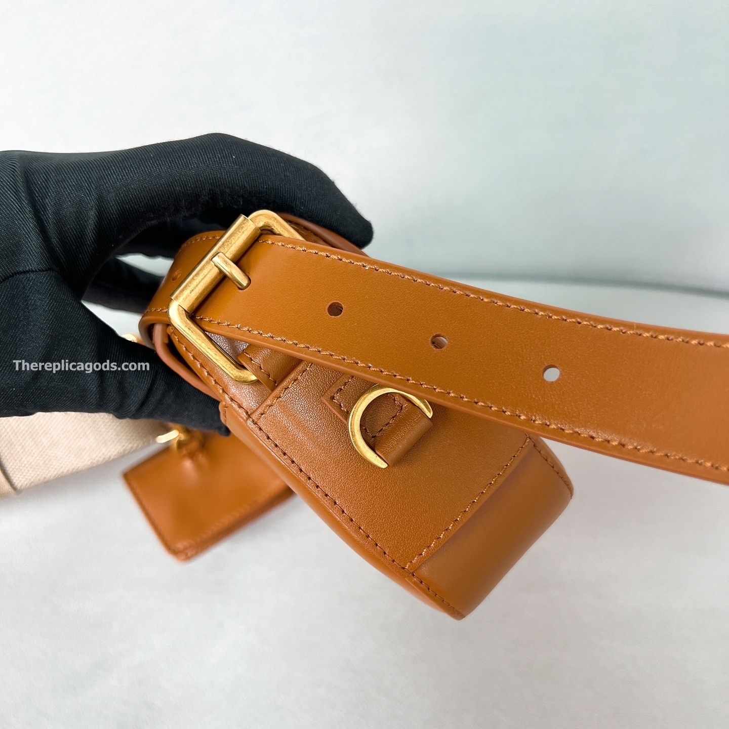 SMALL STREETCHIC BAG BROWN VINTAGE SMOOTH CALFSKIN