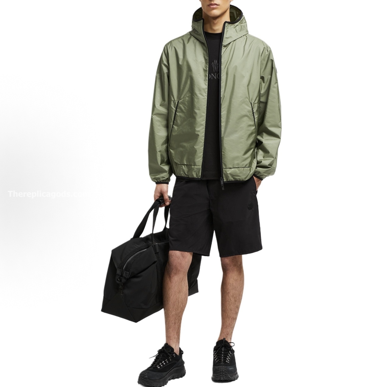 LOGO SHORTS IN BLACK - TP630