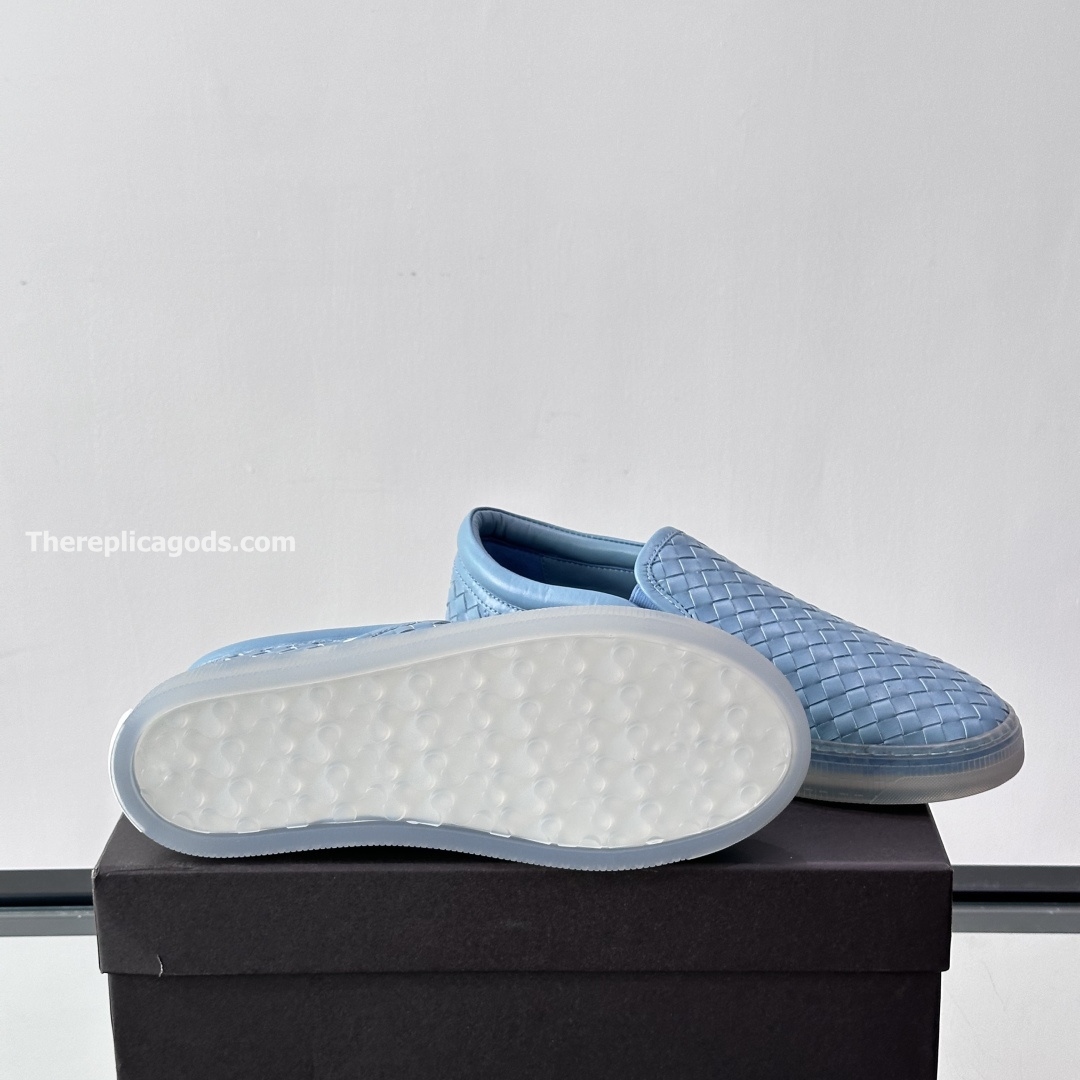 SERENA SNEAKERS BLUE SOFT LEATHER - BV35