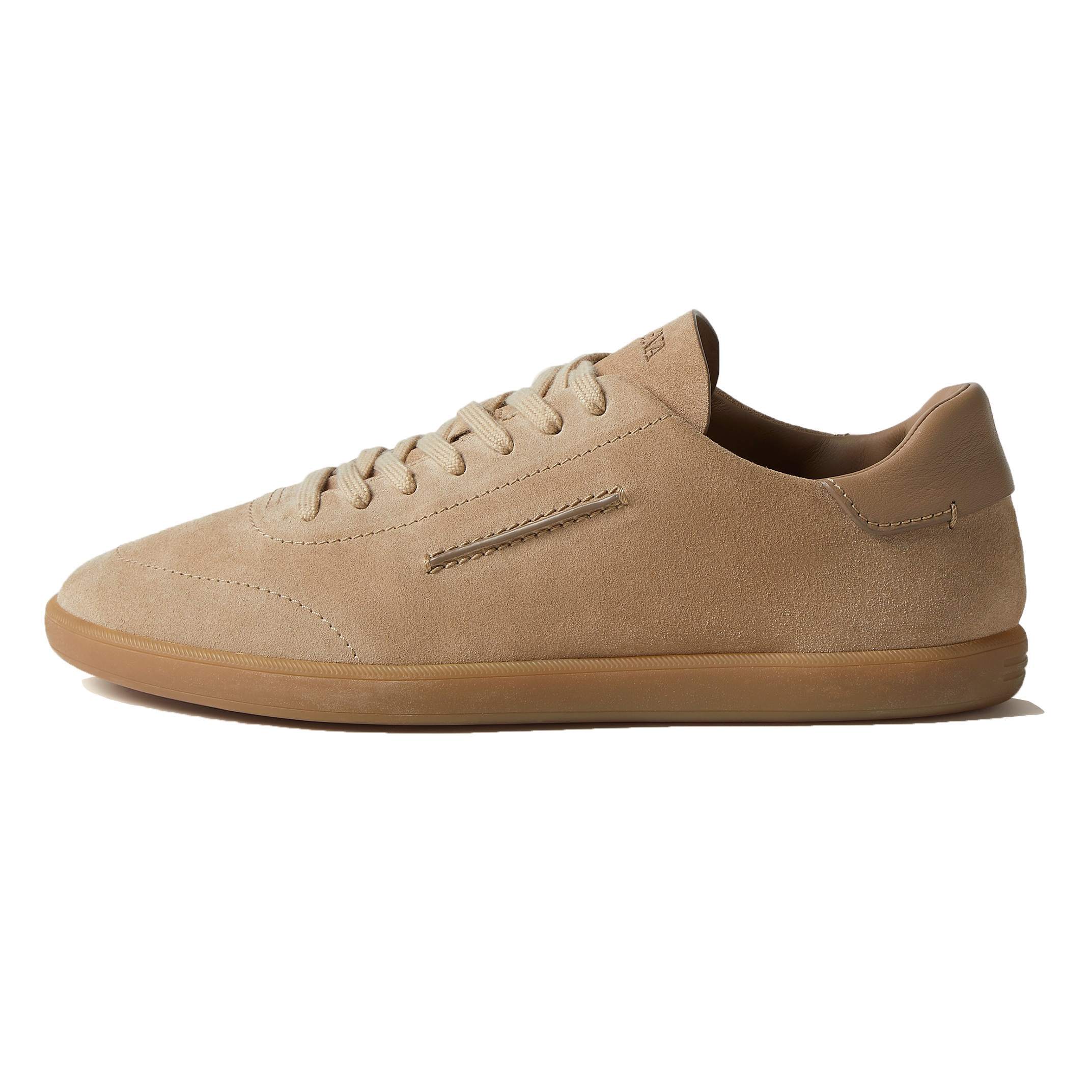 232 SUEDE SNEAKERS IN BEIGE