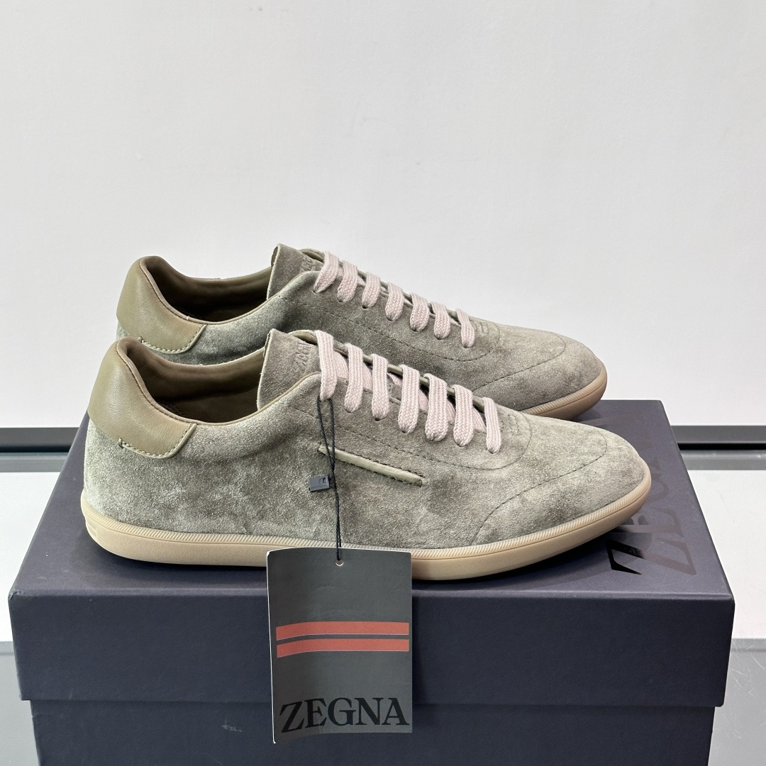 232 SUEDE SNEAKERS KHAKI LEATHER