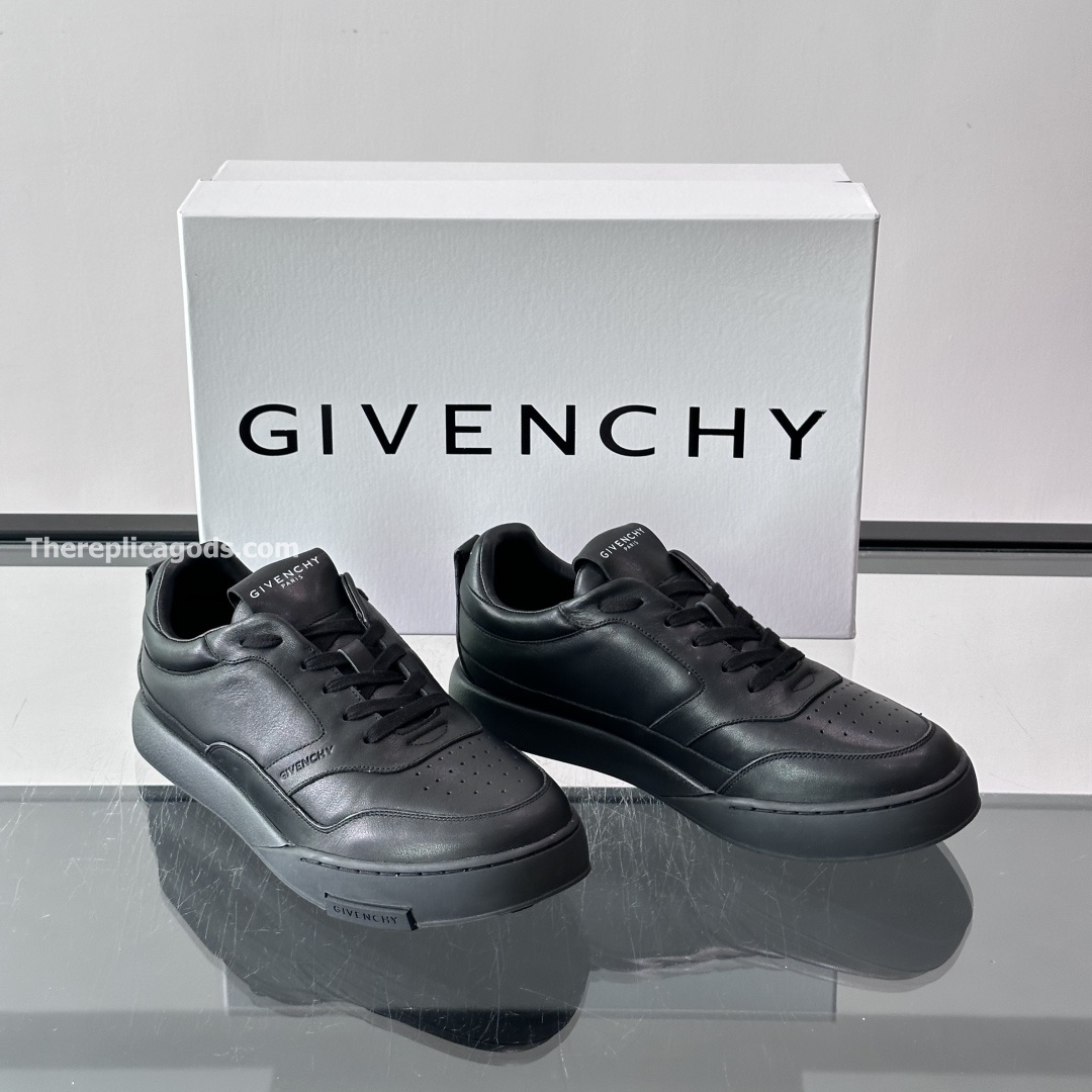 YARD SNEAKERS BLACK LEATHER - GVC158