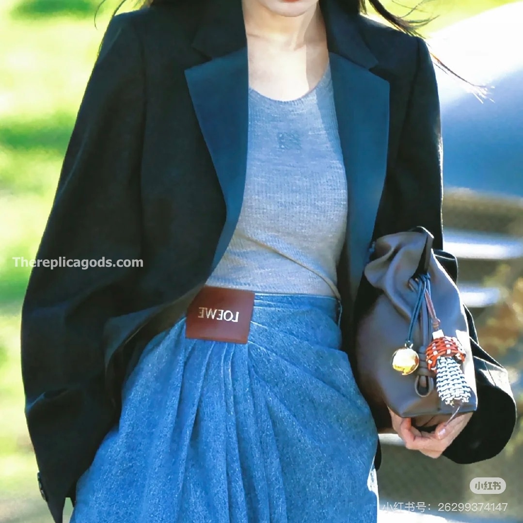 DRAPED JEANS IN DENIM - TP566