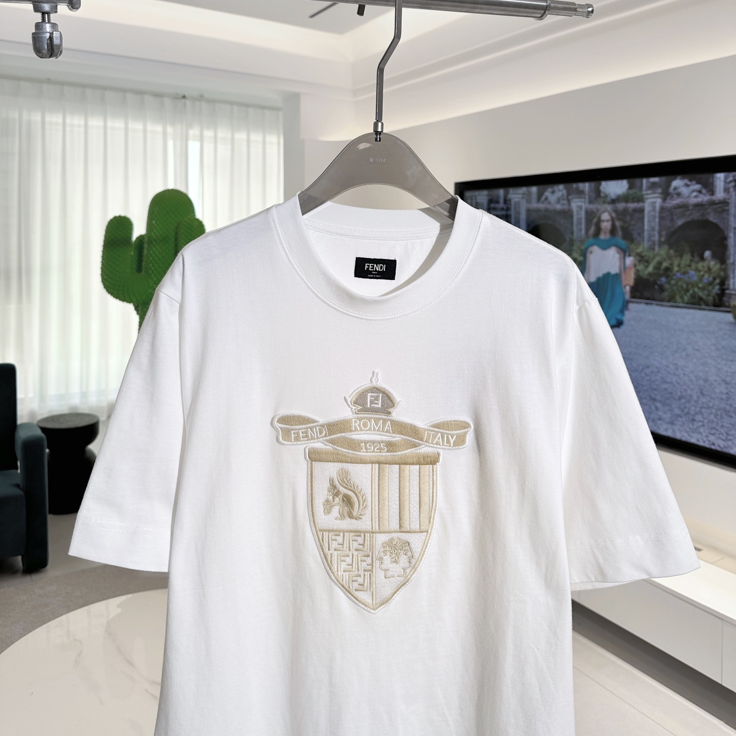 COTTON T-SHIRT IN WHITE - TP576