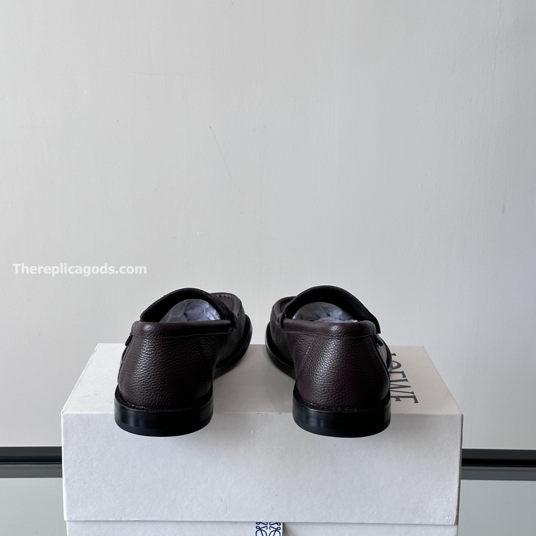 CAMPO DEERSKIN LOAFERS IN OXBLOOD