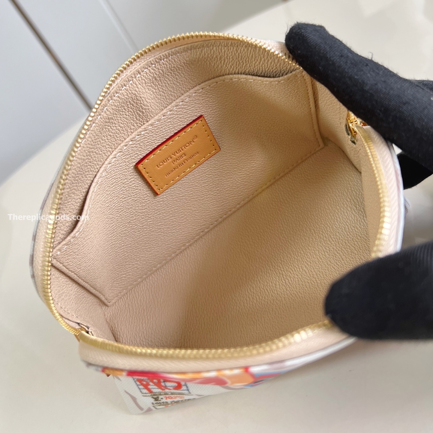 COSMETIC POUCH PM MONOGRAM DUNE CANVAS M14909