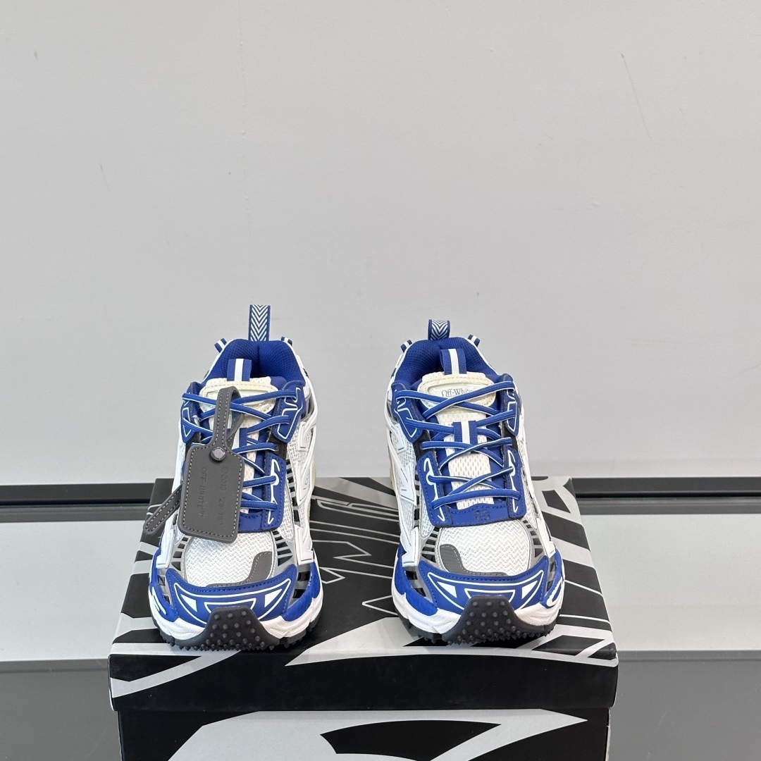 BE RIGHT BACK SNEAKERS IN GREY AND BLUE - OW62