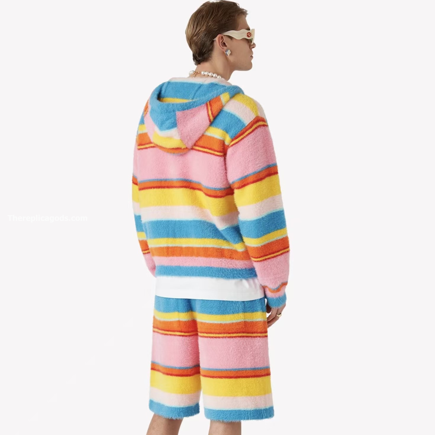 STRIPED SHORTS IN MULTICOLOR - TP687
