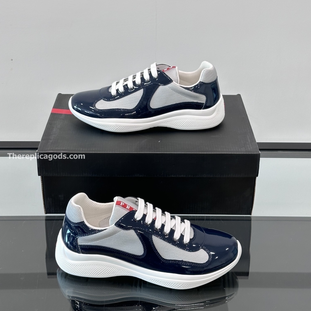 AMERICA'S CUP SNEAKERS IN WHITE AND BLUE - PD227