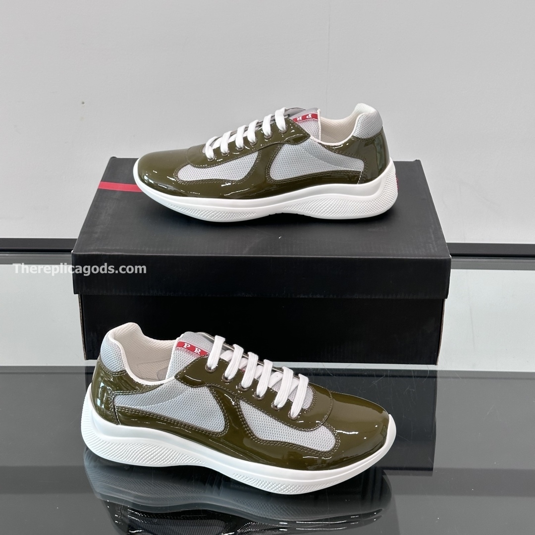AMERICA'S CUP SNEAKERS IN LODEN GREEN- PD220