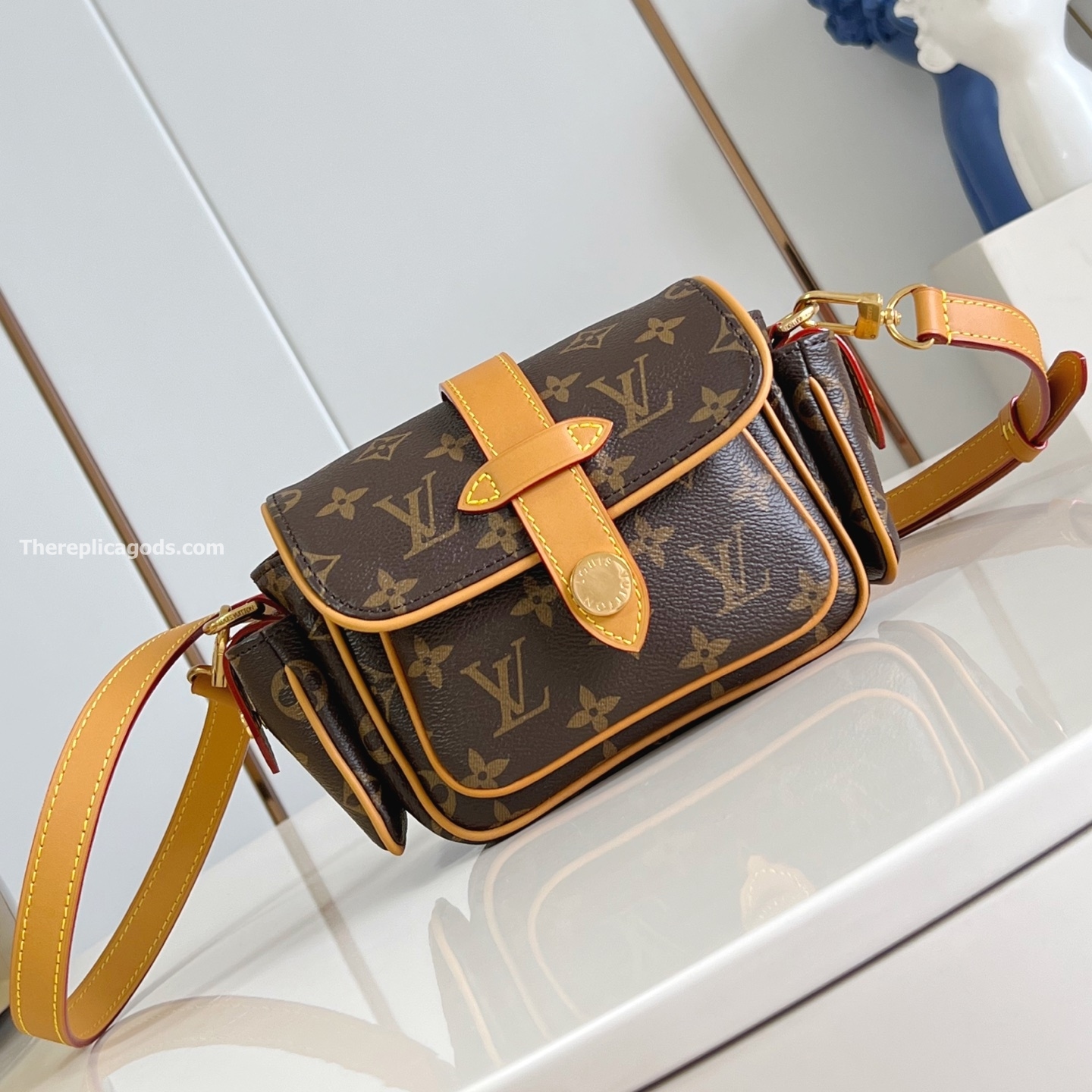 CARGO WEARABLE WALLET BROWN MONOGRAM CANVAS M14742
