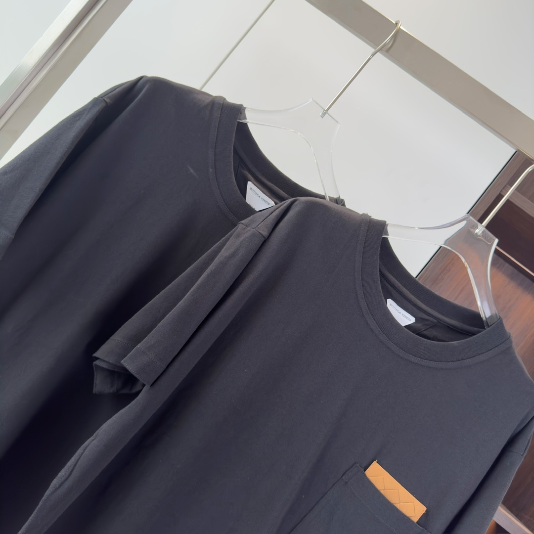 NEW PIMA COTTON JERSEY T-SHIRT IN BLACK - TP656