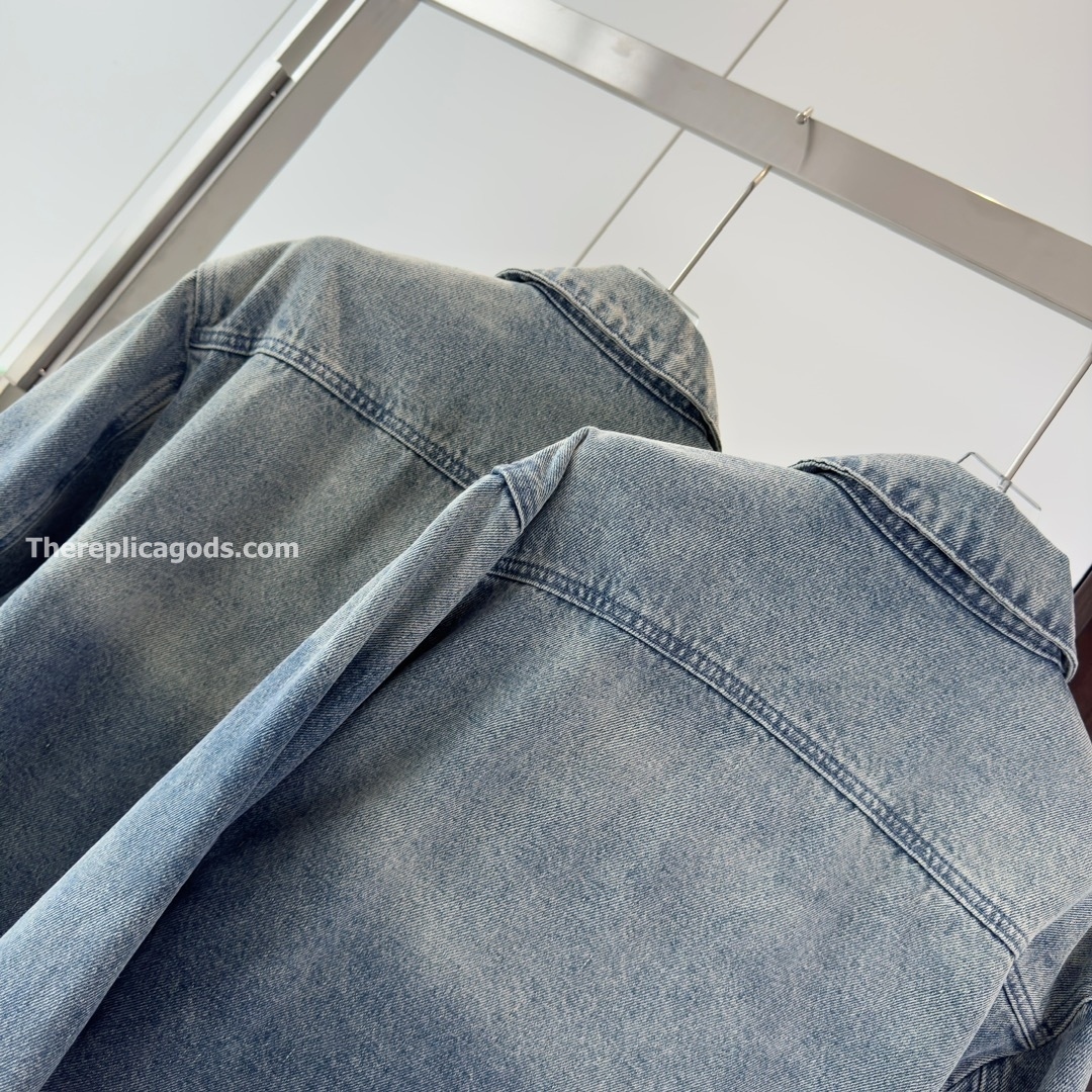 UPCYCLED DENIM CANVAS JACKET REGULAR FIT - JK903