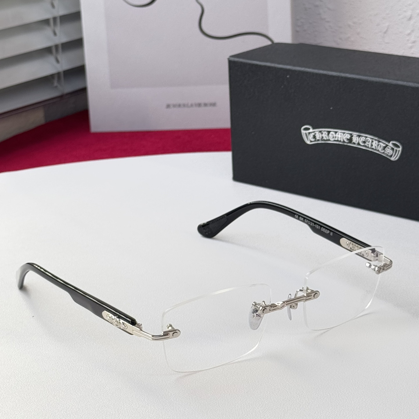 DEEP II GLASSES IN SILVER - SG209
