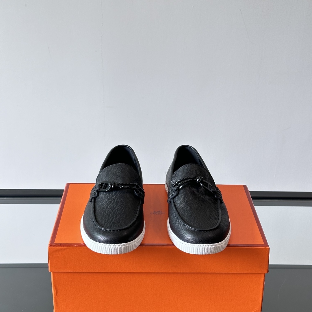 IGNACIO LOAFERS IN BLACK - H250