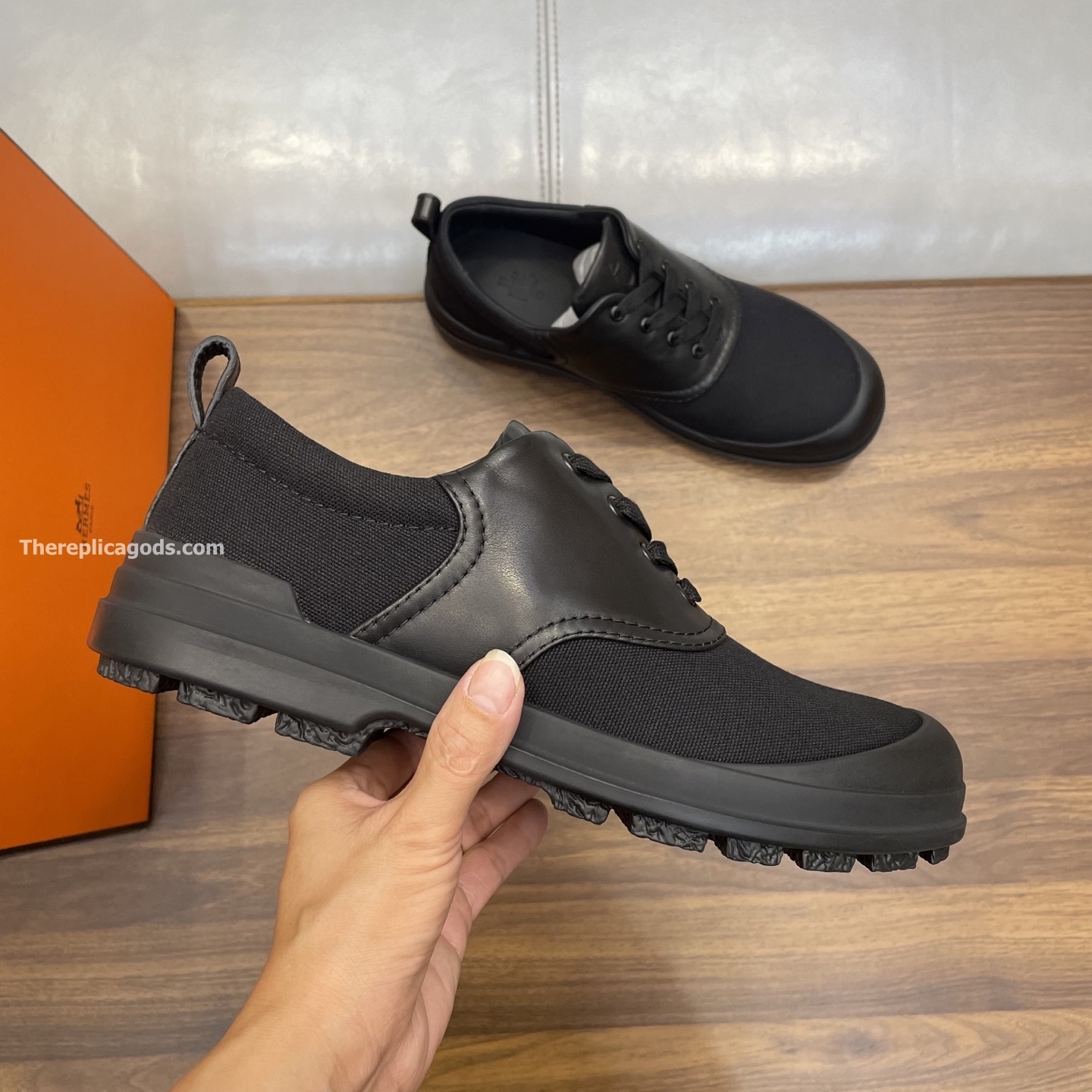 KOOL OXFORD SHOES IN BLACK - H253