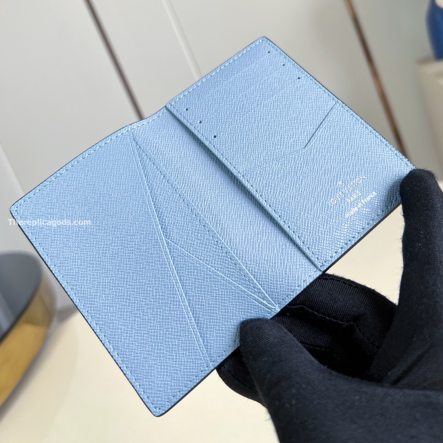 POCKET ORGANIZER LEMON BLUE MONOGRAM CANVAS M14112