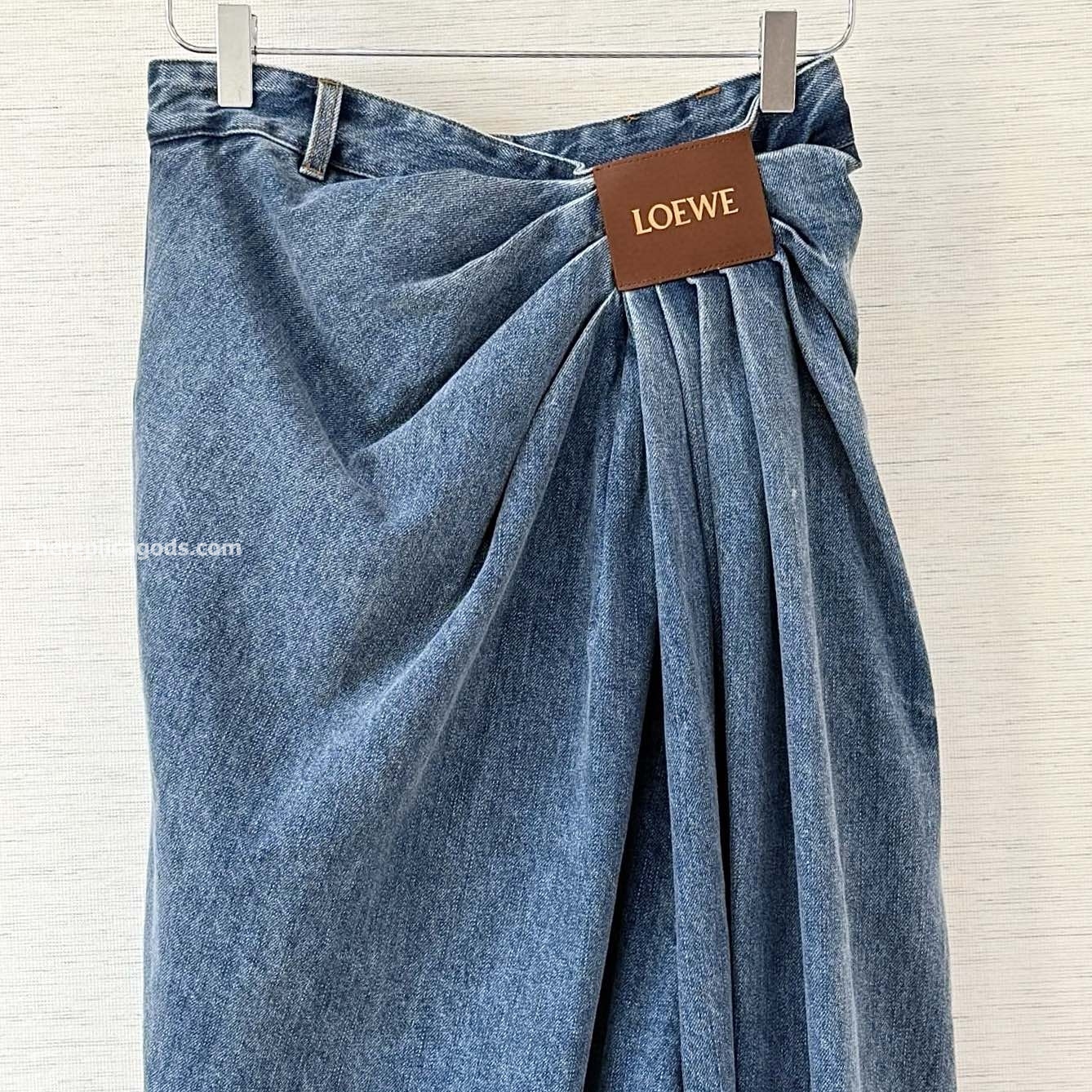 DRAPED JEANS IN DENIM - TP566
