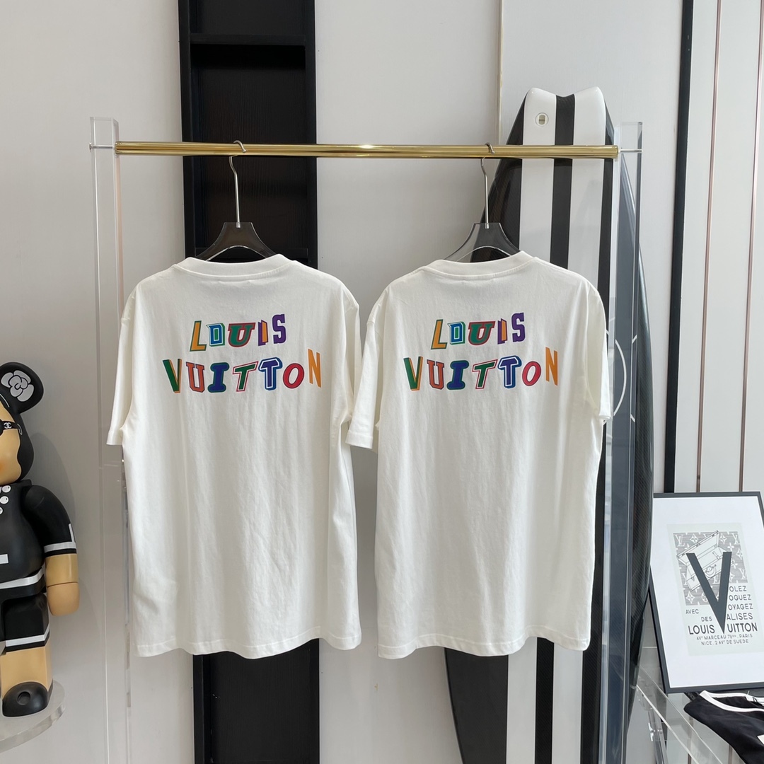 LV x NBA BASKETBALL SHORT-SLEEVED T-SHIRT IN WHITE - TP582