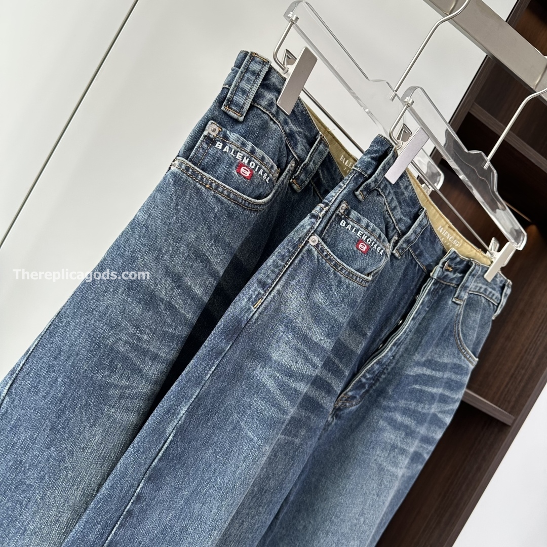 WIDE LEG BAGGY PANTS IN DEEP BLUE - TP599