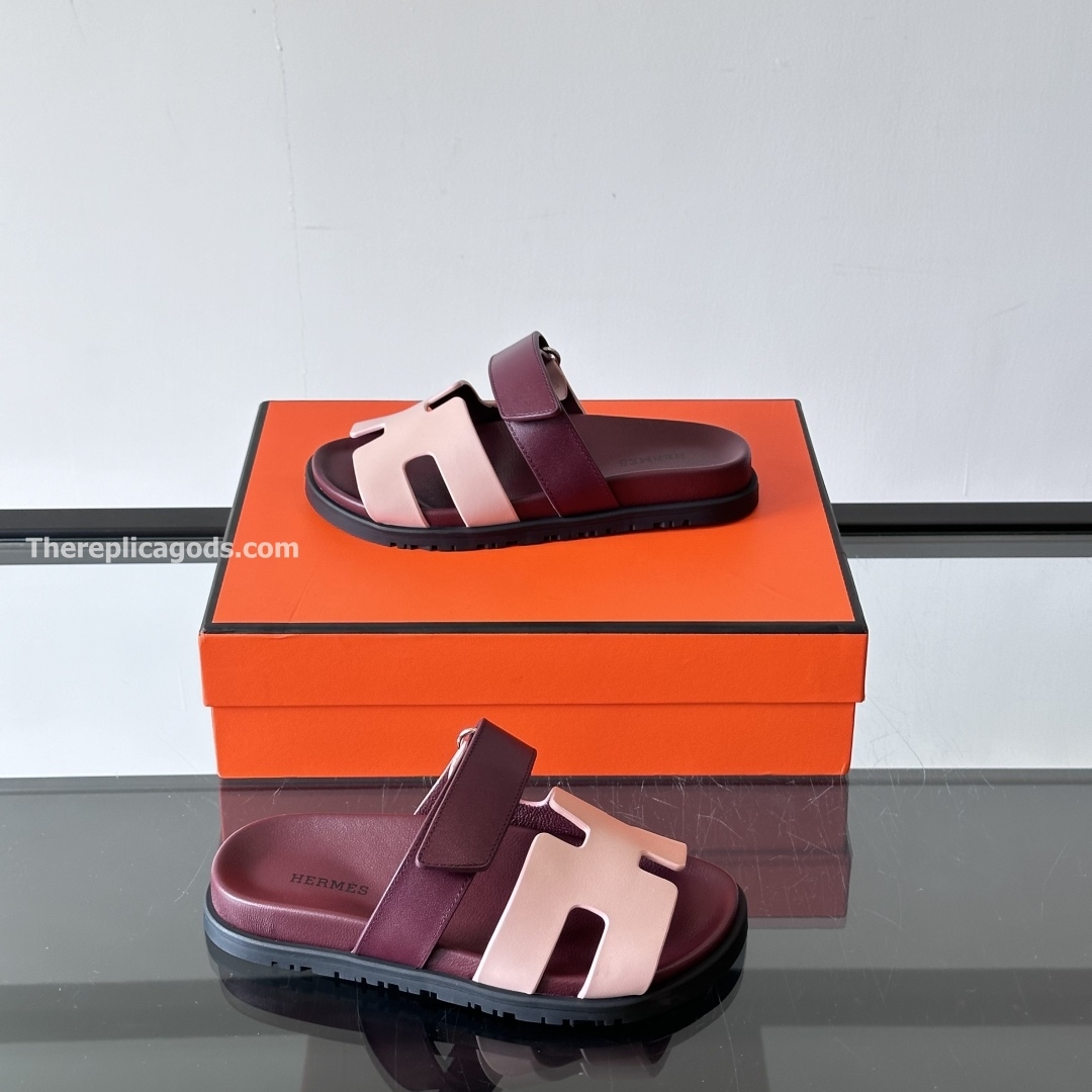 CHYPRE SANDALS IN RED AND BEIGE - HS122