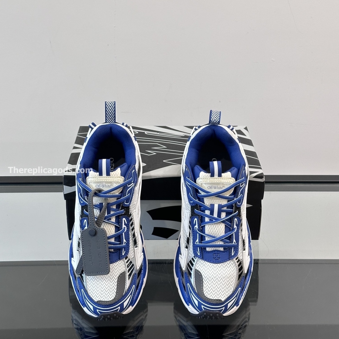 BE RIGHT BACK SNEAKERS IN GREY AND BLUE - OW62