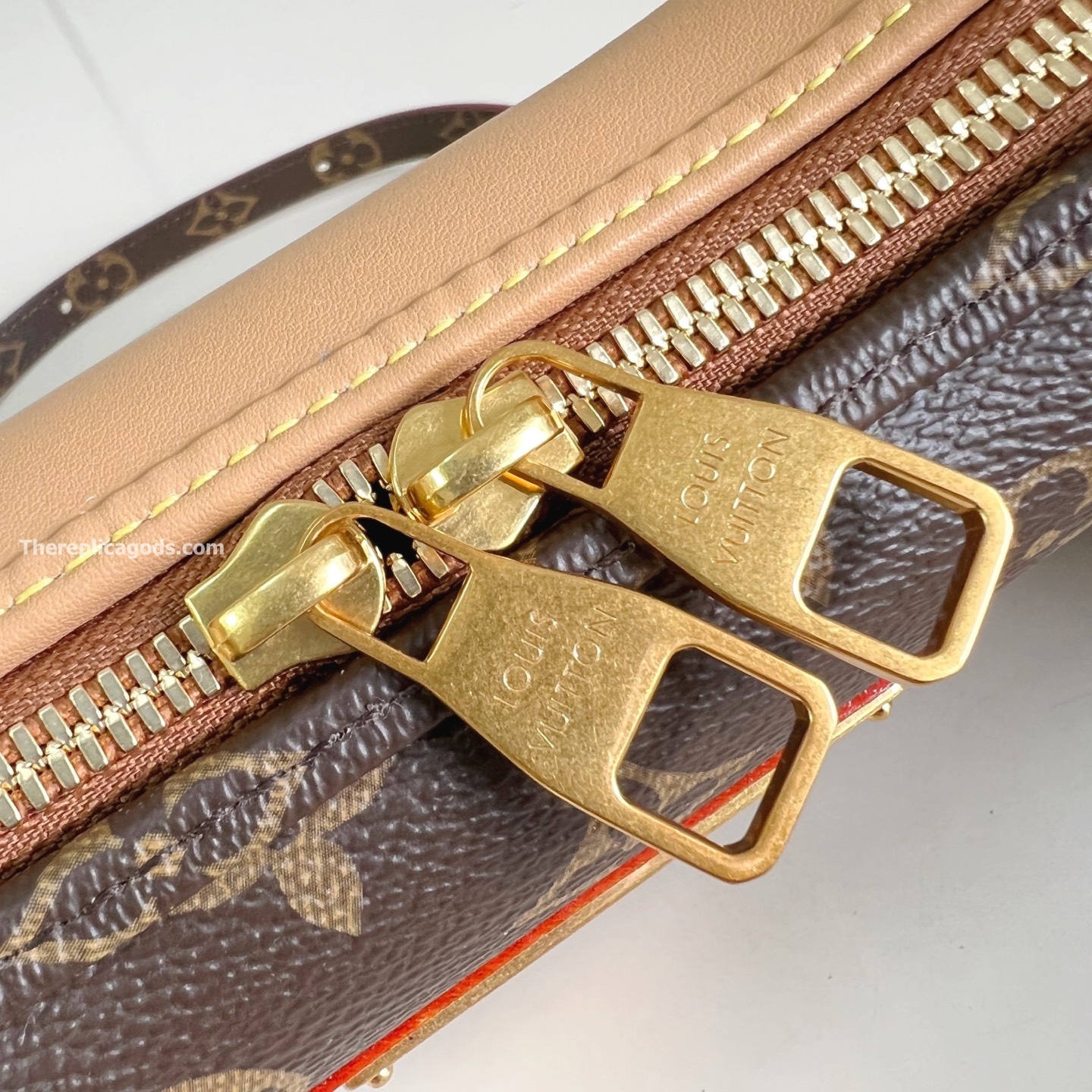 BONE WEARABLE WALLET BROWN MONOGRAM CANVAS M12615