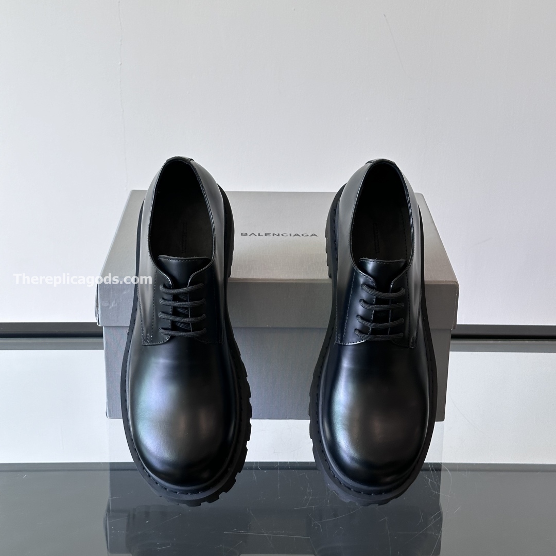MEN'S SERGENT DERBY SHOES IN BLACK - BB272