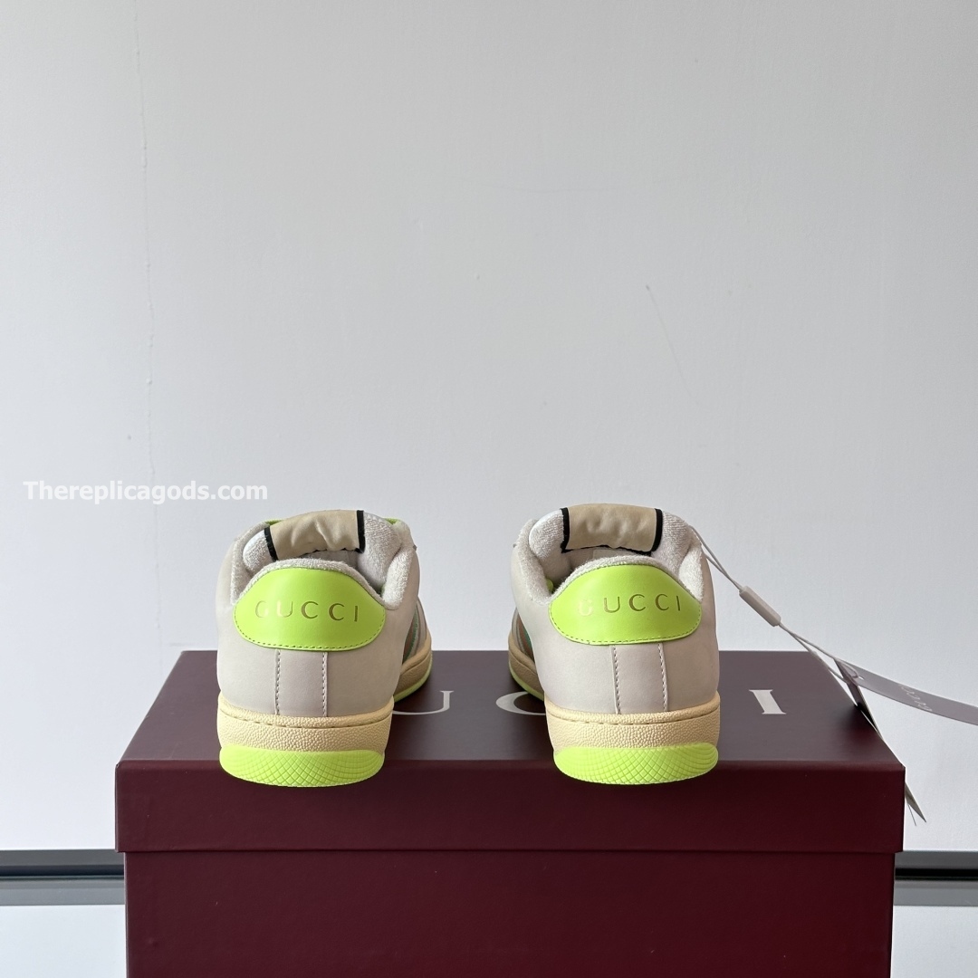 MEN'S SCREENER SNEAKERS IN BROWN AND GREEN - GC488