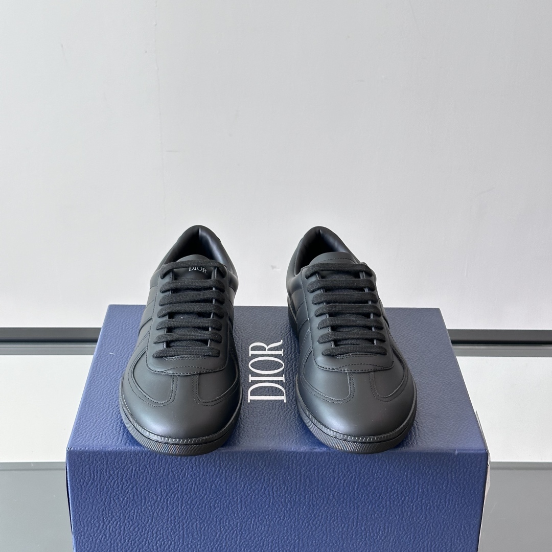 B01 MATCHPOINT SNEAKERS BLACK SMOOTH CALFSKIN - CD409