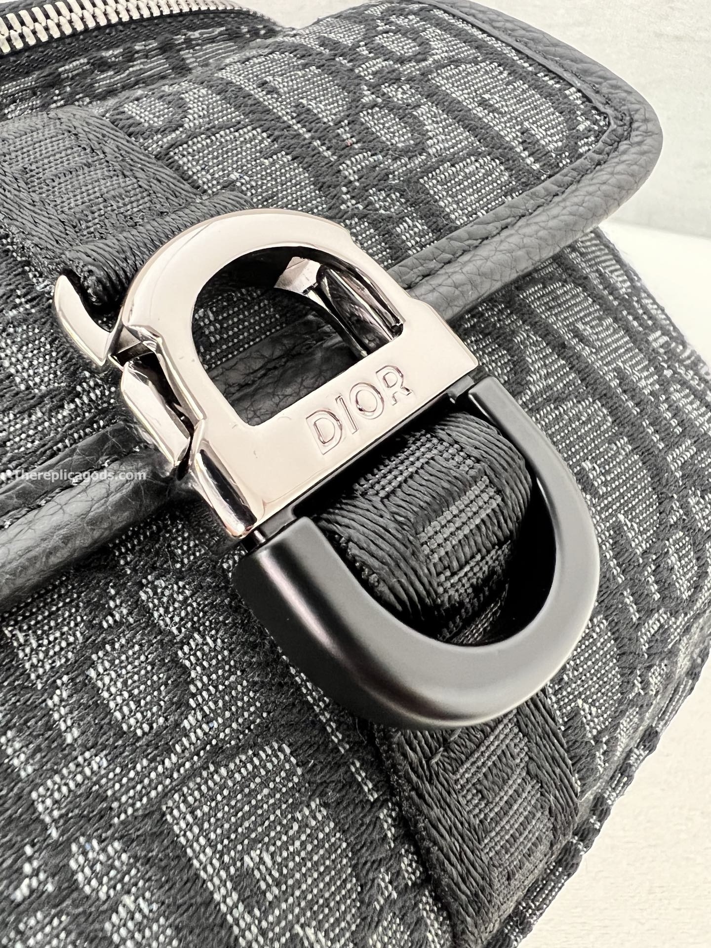 8 BELT BAG BLACK OBLIQUE JACQUARD