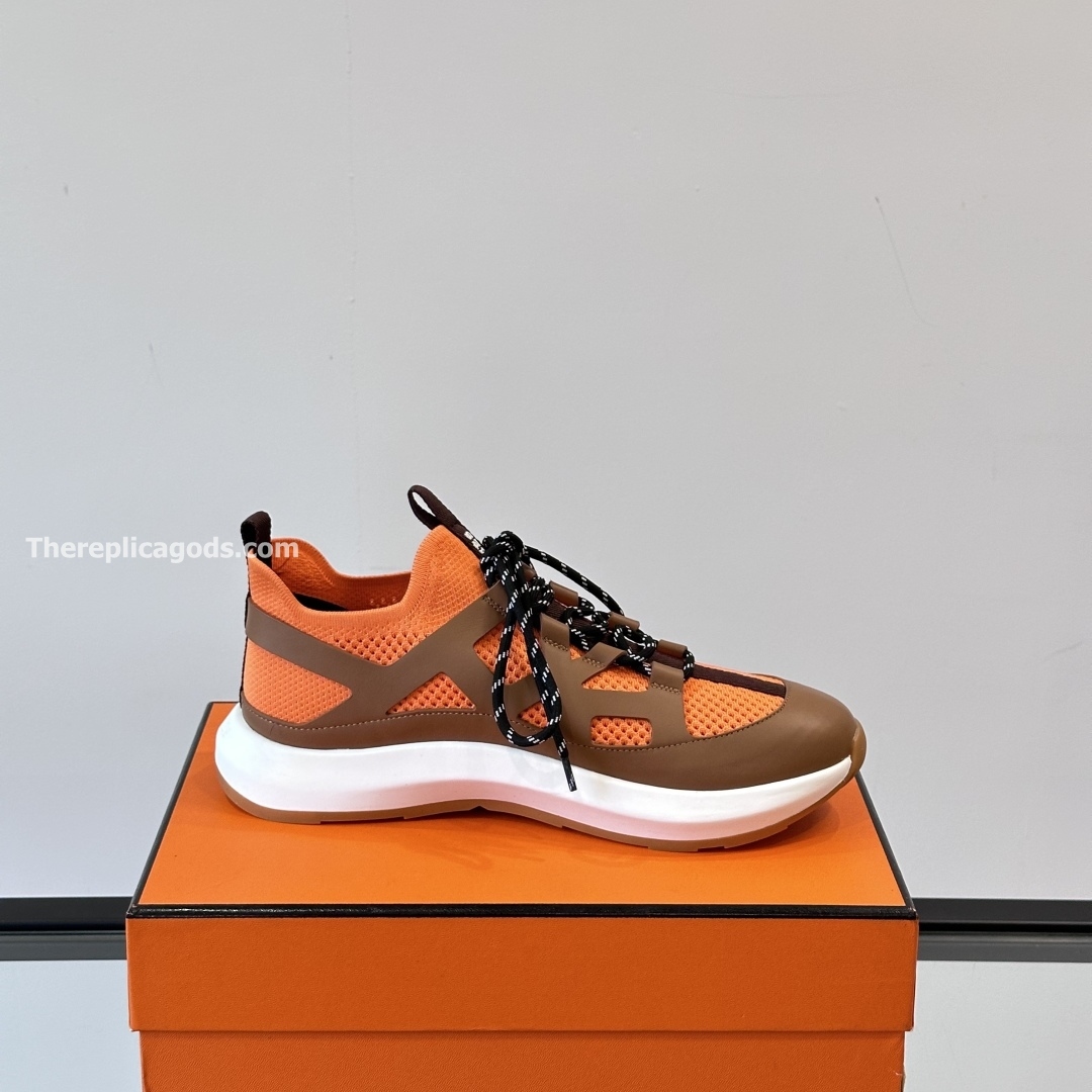 KATANA SNEAKERS IN ORANGE - H256