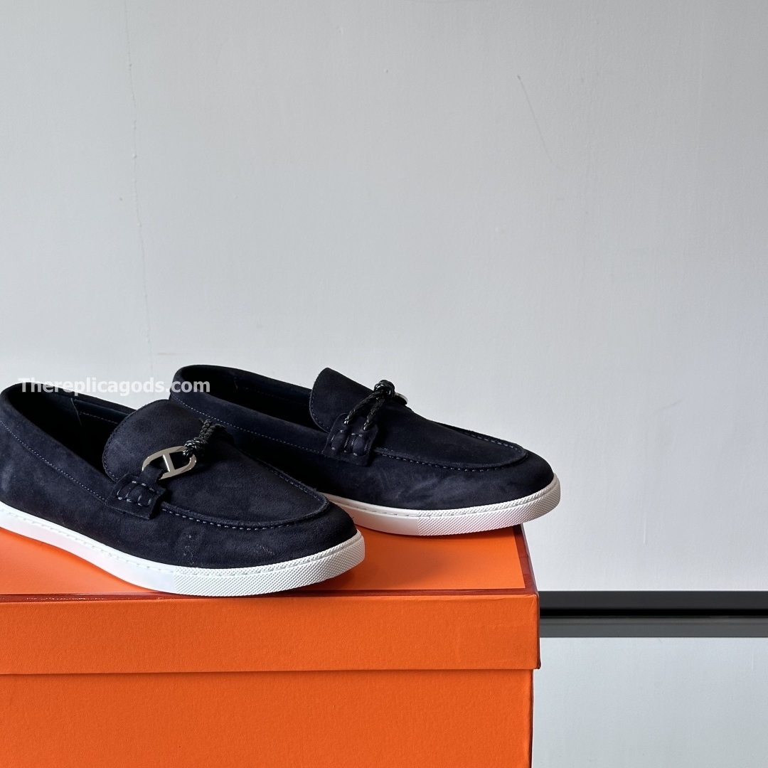 IGNACIO LOAFERS IN BLUE - H249