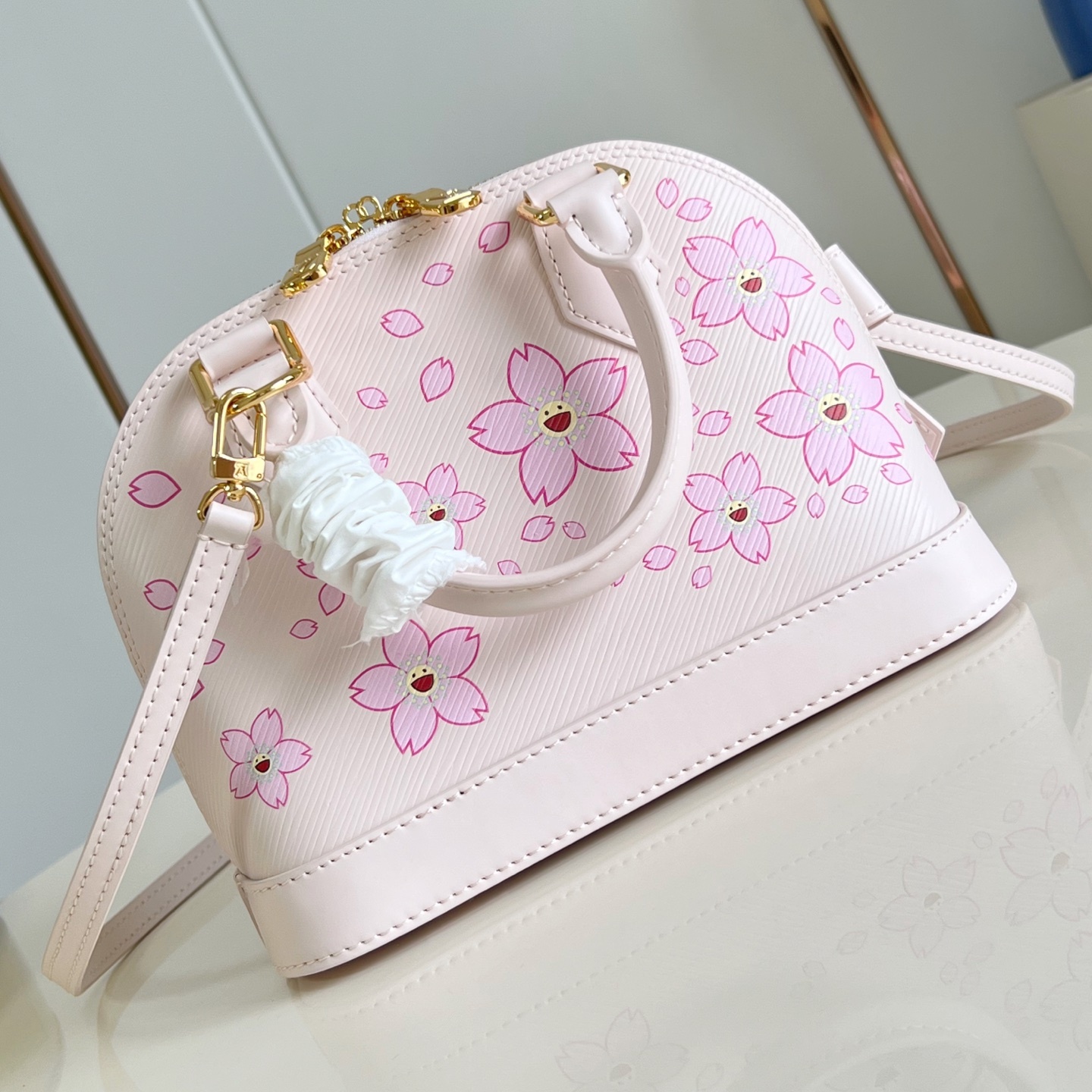 LV x TM ALMA BB BAG PINK EPI LEATHER M13104