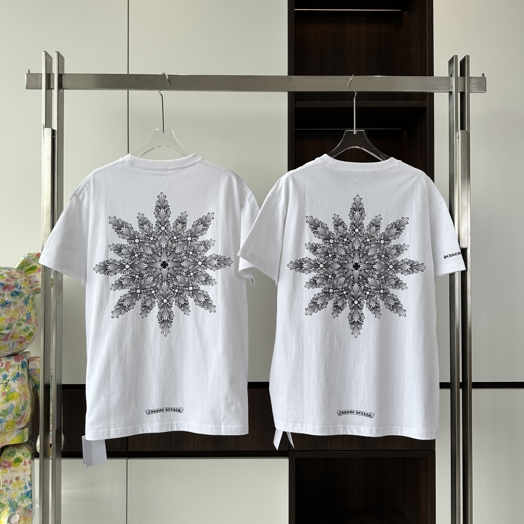 CROSS T-SHIRT IN WHITE - TP592