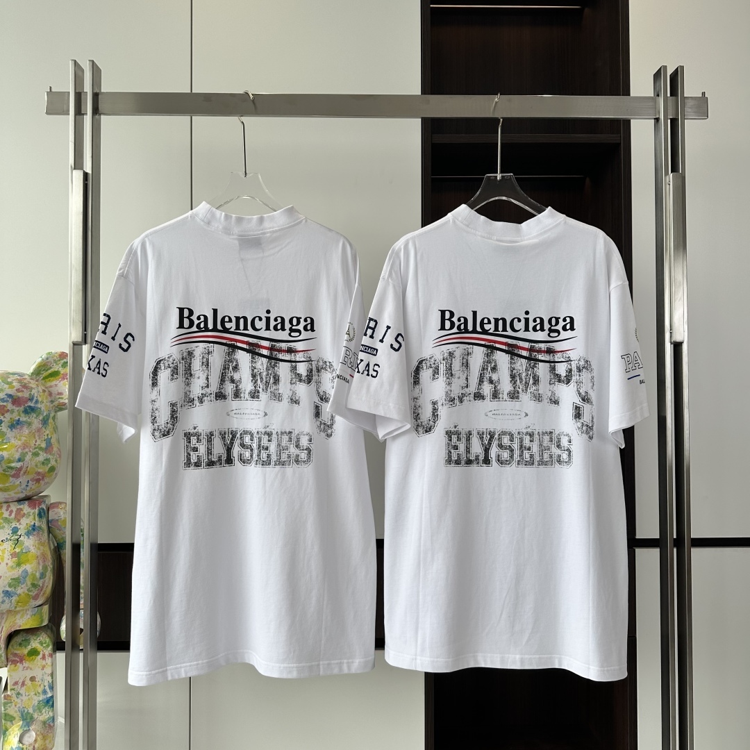 OVERLAYER POLITICAL CAMPAIGN T-SHIRT IN WHITE - TP594