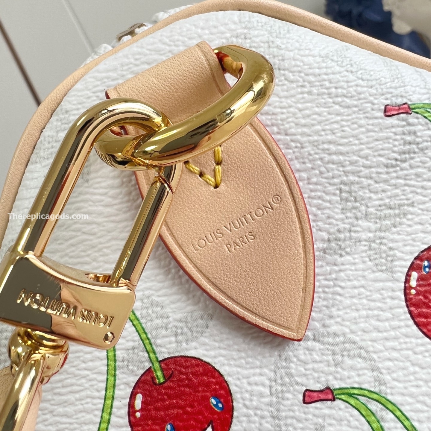 x TAKASHI MURAKAMI SPEEDY SOFT BANDOULIERE 30 WHITE MONOGRAM CANVAS M14238